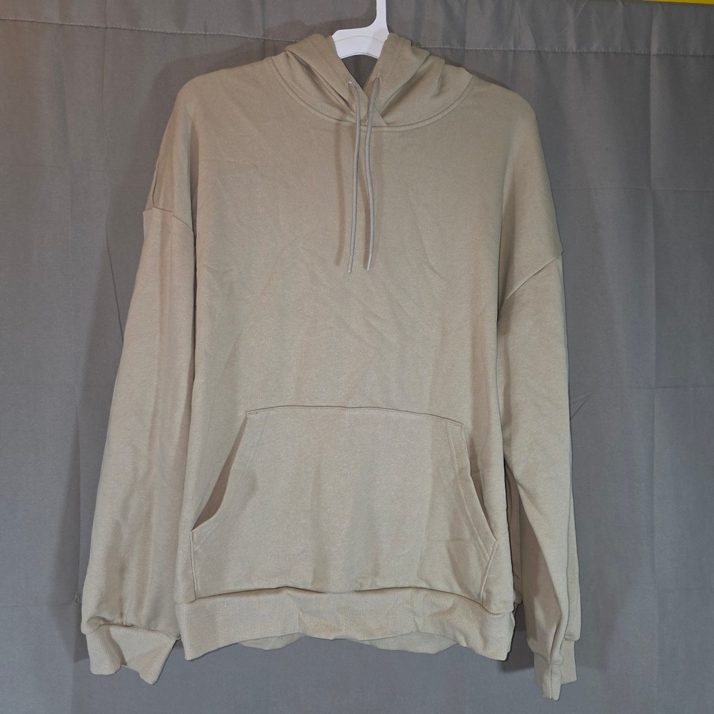 Original Use Mens XL Hoodie True Tan Beige Hooded Sweatshirt 60G1RR New